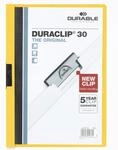 Durable Duraclip Original 30,Klemm-Mappe, A4, 25 St&uuml;ck, gelb, 220004 
