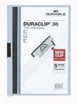 Durable Klemm-Mappe Duraclip Original 30 (f&uuml;r 1-30 Blatt A4), 25 St&uuml;ck, blau,