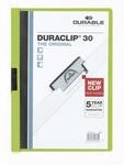 DURABLE Hunke & Jochheim Klemm-Mappe DURACLIP Original 30, Hartfolie, bis 30...