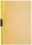 Durable 220904 Hunke & Jochheim Klemm-Mappe, Hartfolie, 60 Blatt, transparent/gelb