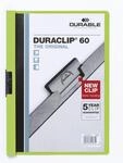 Durable 2209-05 Klemmmappe Duraclip Original A4 60Blatt gr&uuml;n