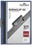 Durable Klemm-Mappe Duraclip Original 60 (f&uuml;r 1-60 Blatt A4), 25 St&uuml;ck, dunkelblau,