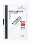 Durable Klemm-Mappe Duraclip (Original 30, Hartfolie, bis 30 Blatt A4, Beutel &agrave; 5