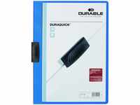 Durable Duraquick Klemm-Mappe PVC transparenter Vorderdeckel - A4 blau - 1er...