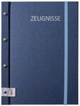 ROTH Zeugnismappe Metallium mit Buchschrauben &ndash; Blue, Metallic-Buchleinen -...