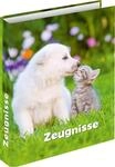 RNKVERLAG 46755 - Zeugnisringbuch Hund & Katze f&uuml;r DIN A4 Formate mit 4