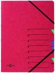 Pagna Ordnungsmappe Easy (Sammelmappe, 7 F&auml;cher, 1-7) rot