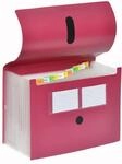 Registermappe zum Ausziehen, PP, 12 St&uuml;ck, Bordeaux, 1 Paar pro Tasche