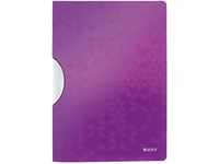 Leitz WOW ColorClip Klemmmappe (A4, PP) violett