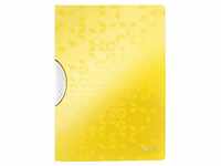 Leitz WOW ColorClip Hefter für 30 Blatt, A4, Kunststoff, Gelb, WOW, 41850016
