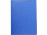 Exacompta 56407E Sammelmappe (Manila-Karton, 3 Klappen, 400g, DIN A4) 1 Stück blau