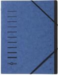 Pagna Ordnungsmappe 12-teilig aus Pressspan, 4005902, 1 St&uuml;ck,blau