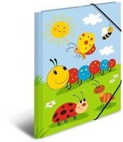 HERMA Sammelmappe A4 Kinder Geburtstag, Eckspanner-Mappe aus Pappe mit Kindergarten