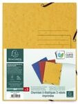 Exacompta 554432E 3er Pack Premium Einschlagmappe. Made in Germany. Aus extra starkem