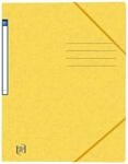 Oxford Eckspanner-Mappe A4, Top File +, ohne Klappen, aus Karton, gelb, 10 St&uuml;ck