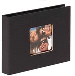 walther design Mini-Fotoalbum schwarz f&uuml;r 36 Fotos 10x15 cm Fun MA-353-B