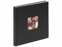 walther design Fotoalbum schwarz 26 x 25 cm mit Cover-Ausstanzung, Fun FA-205-B