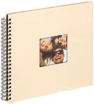 walther design Fotoalbum creme 30 x 30 cm Spiralalbum mit Cover-Ausstanzung, Fun