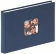 walther design Fotoalbum blau 22 x 16 cm mit Cover-Ausstanzung, Fun FA-207-L