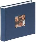 walther design ME-110-L Memo-Einsteckalbum Fun 200 Fotos 10x15 cm, blau