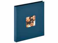 walther design Fotoalbum blau 400 Fotos 10x15 cm Einsteckalbum mit Cover-Ausstanzung,