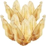 Schecker Hundesnack - getrocknete Rinderohren - fettarm - getrocknet - herzhaft -