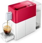 Cremesso Easy heart red & shell white rot-wei&szlig; Kapselmaschine