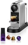 NESPRESSO KRUPS CitiZ Silber Original Kapselmaschine, 25 Sek. Aufheizzeit, 2