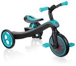 Globber Dreirad Explorer 2 in 1 blau/gr&uuml;n, eine gr&ouml;&szlig;e