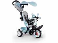Smoby - Baby Driver Plus Blau - 3-in-1 Kinder Dreirad, mitwachsendes