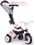 Smoby - Baby Driver Plus Rosa - 3-in-1 Kinder Dreirad, mitwachsendes