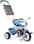 Smoby - Be Move Komfort blau - Kinderdreirad mit Schubstange, Sitz mit