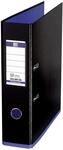 Oxford Ordner A4, myColour, 8 cm breit, zweifarbig in schwarz und violett, 1 St&uuml;ck