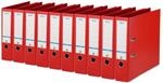 Elba Premium Akten-Ordner A4, smart Pro plus, 8 cm breit, Kunststoff Ordner, rot, 10