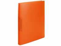 HERMA 19162 Ringbuch A4 Transluzent Orange, schmal, 2 Ringe, 25 mm breit, Ordner aus