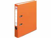 Herlitz 10557015 Ordner maX.file protect (A4, 5 cm, mit Einsteckrückenschild) orange