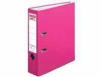 Herlitz 11053683 Ordner maX.file protect A4 (8 cm mit Einsteckrückenschild) pink
