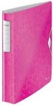 Leitz 42400023 Ringbuch Active WOW, A4, Polyfoam, 4 Ringe, 30 mm, pink