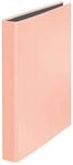 FALKEN PastellColor Ringbuch 2-D-Ring-Mechanik DIN A4 Pfirsich-Orange | Made in