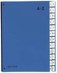 Pagna Pultordner Color (Pultmappe, 24 F&auml;cher, A-Z) blau