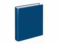 VELOFLEX 1153050 - Ringbuch Basic, DIN A5, 1 Stück, blau, Füllhöhe 25 mm,