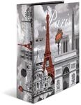 HERMA Ordner A4 Paris Frankreich, 7 cm breit, Kinder Ringordner mit St&auml;dte Motiv,