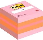 Post-it Notes Mini-W&uuml;rfel, 400 Blatt, 51 mm x 51 mm, Orange, Pink, Gelb