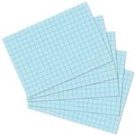 herlitz Karteikarte A6, kariert, blau, 100 St&uuml;ck