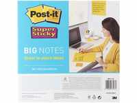 Post-it Super Sticky Big Notes, Packung mit 1 Block mit 30 Blättern, 279 mm x 279