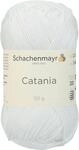 Schachenmayr Catania 9801210-00106 wei&szlig; Handstrickgarn, H&auml;kelgarn, Baumwolle