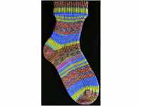 OPAL Sockenwolle Hundertwasser II - Die Nachbarn I Spiralsonne und Mondhaus