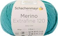 Schachenmayr Merino Extrafine 120 9807552-00176 meergr&uuml;n Handstrickgarn, Schurwolle