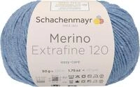 Schachenmayr Handstrickgarne Merino Extrafine 120, 50G Wolke, 10 x 10 x 7 cm,