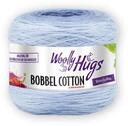 Woolly Hugs BOBBEL COTTON 29 - wei&szlig;/bleu/blau